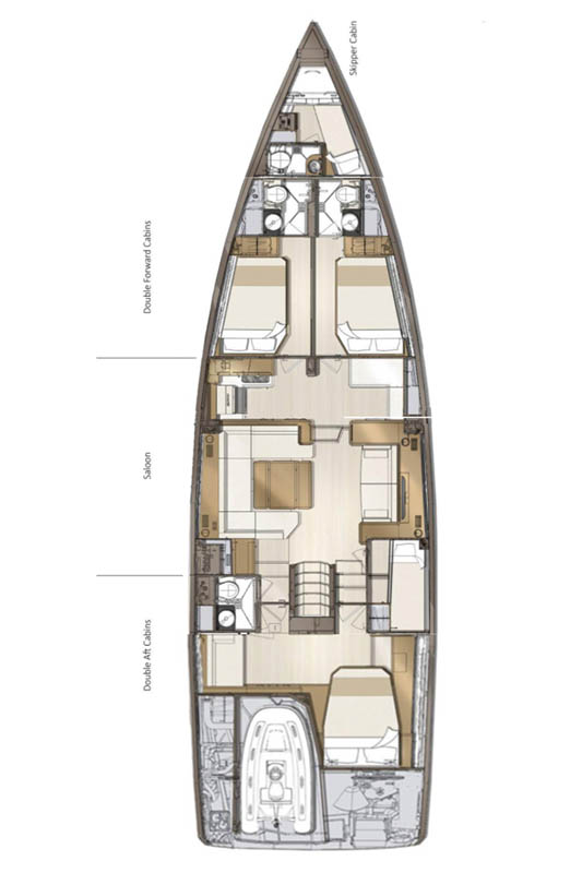 Jeanneau Jeanneau 60 jednotlivci a charterové společnosti v Alimos