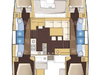 Pronájem jachty v Alimos -Lagoon Lagoon 450 F na Samboatu