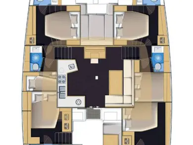 Pronájem Katamarán v Alimos -Lagoon Lagoon 52 F