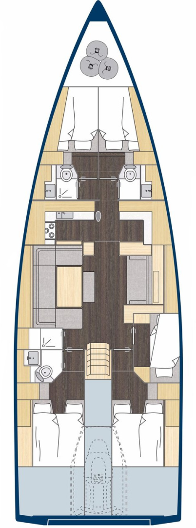 Pronájem lodi Kaštela lákavé ceny Bavaria C57 Holiday