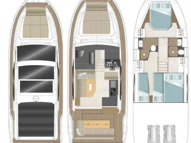 Pronájem Jachta v Biograd Na Moru -Sealine Sealine C390