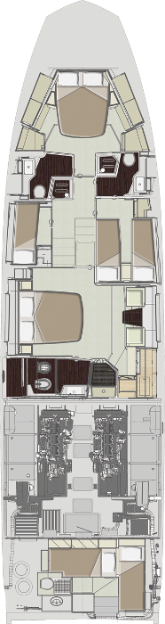 Azimut Azimut 66 jednotlivci a charterové společnosti v Palaio Faliro