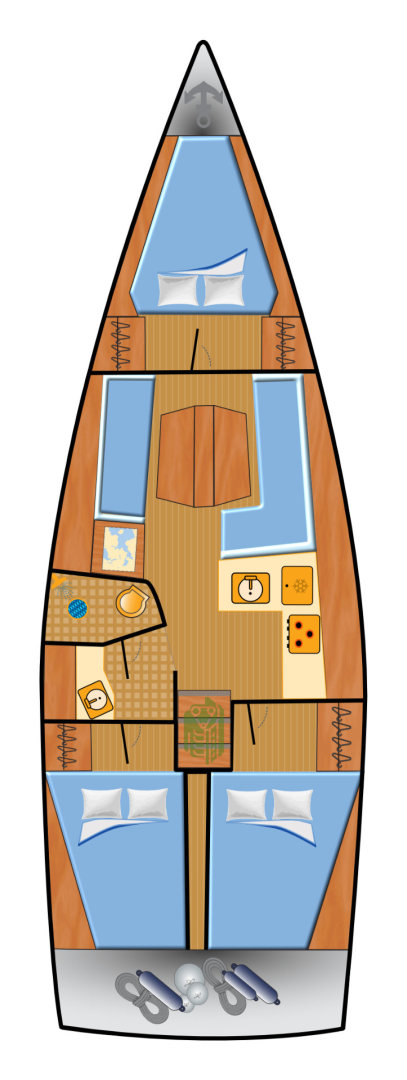 Pronájem lodi Dehler Dehler 38 SQ v Punat na Samboatu