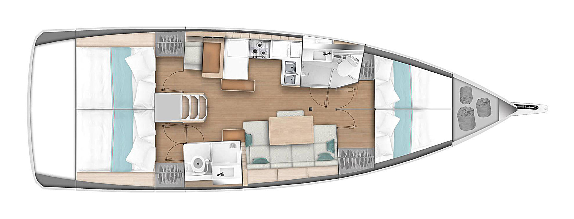 Pronájem lodi Biograd Na Moru lákavé ceny Sun Odyssey 440