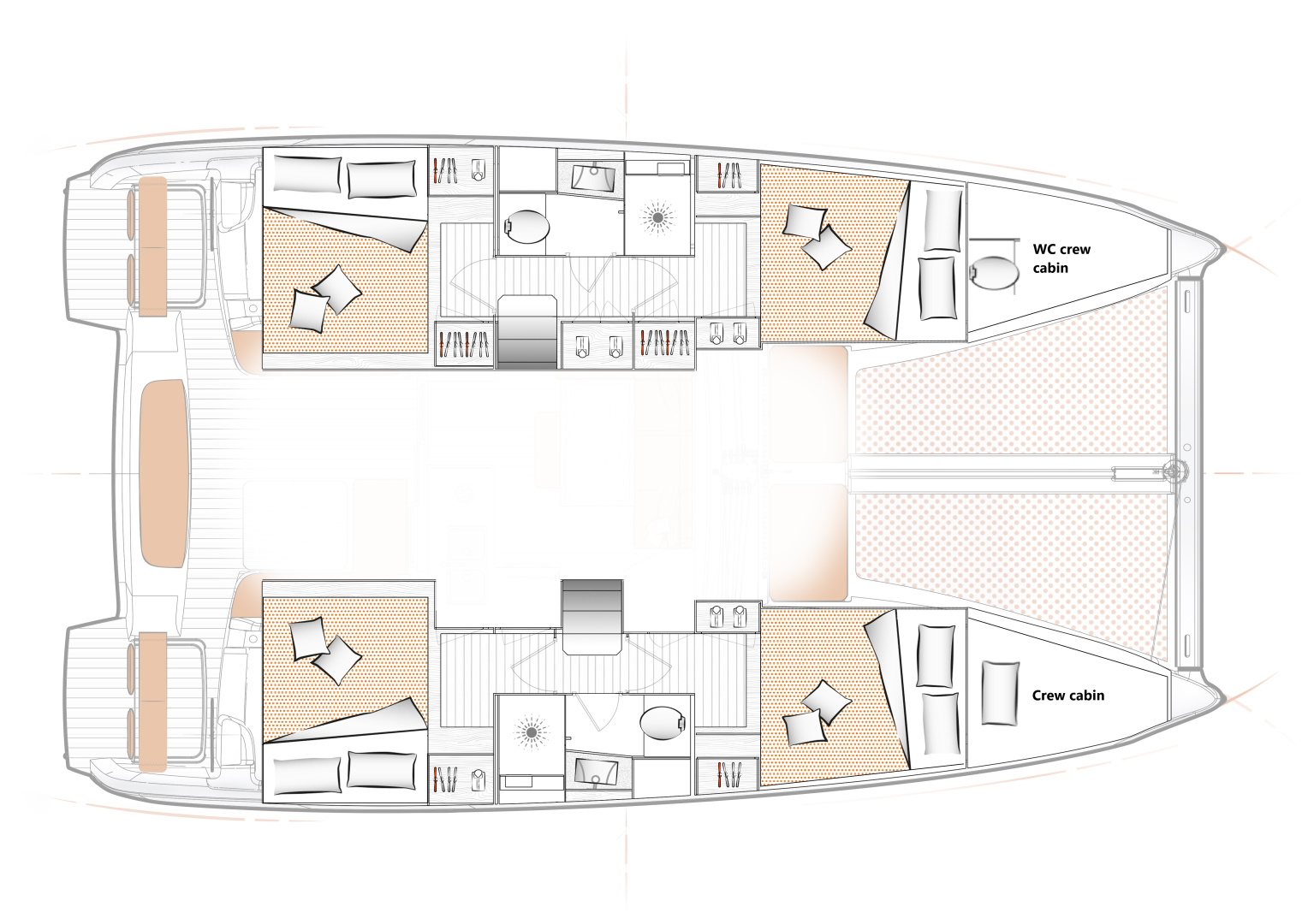Pronájem Katamarán v Ligia -Excess Excess 11