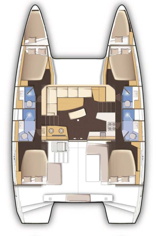 Pronájem lodi Alimos lákavé ceny Lagoon 42