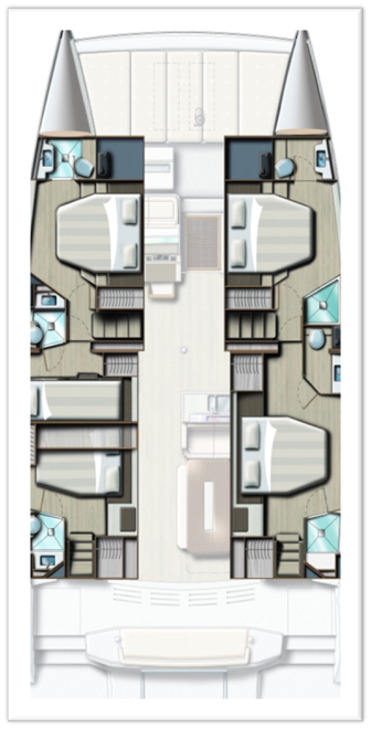 Pronájem lodi Bali Bali 4.8 v Trogir na Samboatu