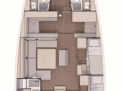 Pronájem Plachetnice v Trogir -Dufour Dufour 530