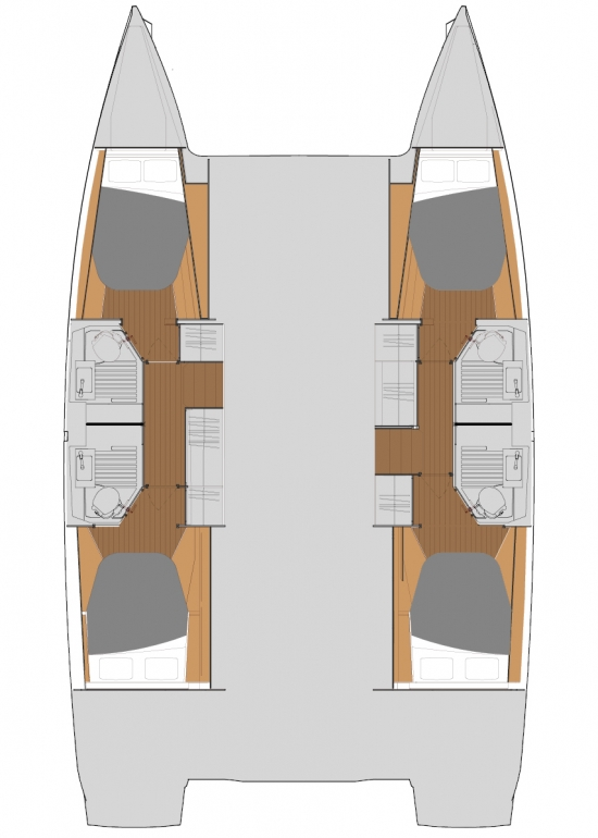 Pronájem Katamarán Fountaine Pajot s licencí
