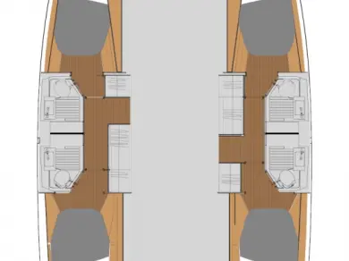 Pronájem Katamarán Fountaine Pajot s licencí