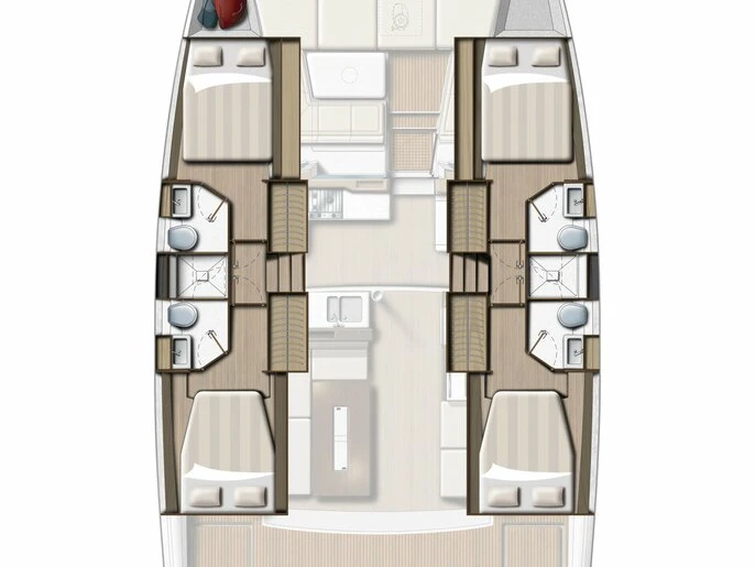 Pronájem Katamarán v Plataniás -Bali Bali 4.2