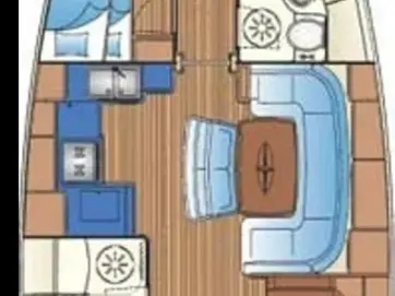 Pronájem lodi Ávdira lákavé ceny Cruiser 46