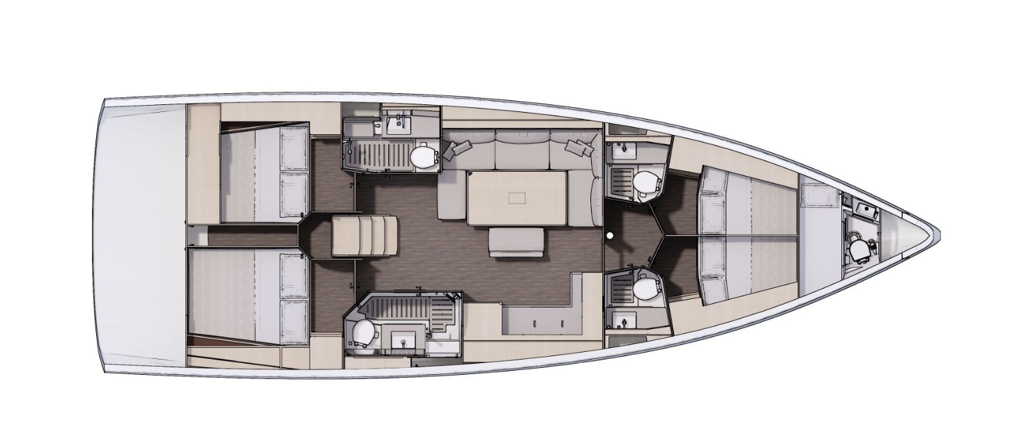 Pronájem lodi Lefkáda lákavé ceny Dufour 470