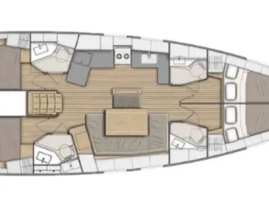 Pronájem jachty v Lefkáda -Bénéteau Oceanis 46.1 na Samboatu