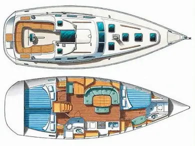 Bénéteau Oceanis 393 Clipper jednotlivci a charterové společnosti v Kallithéa