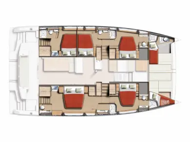 Pronajmout si Bali Bali 5.2 - 5 + 2 cab. v Kaštela