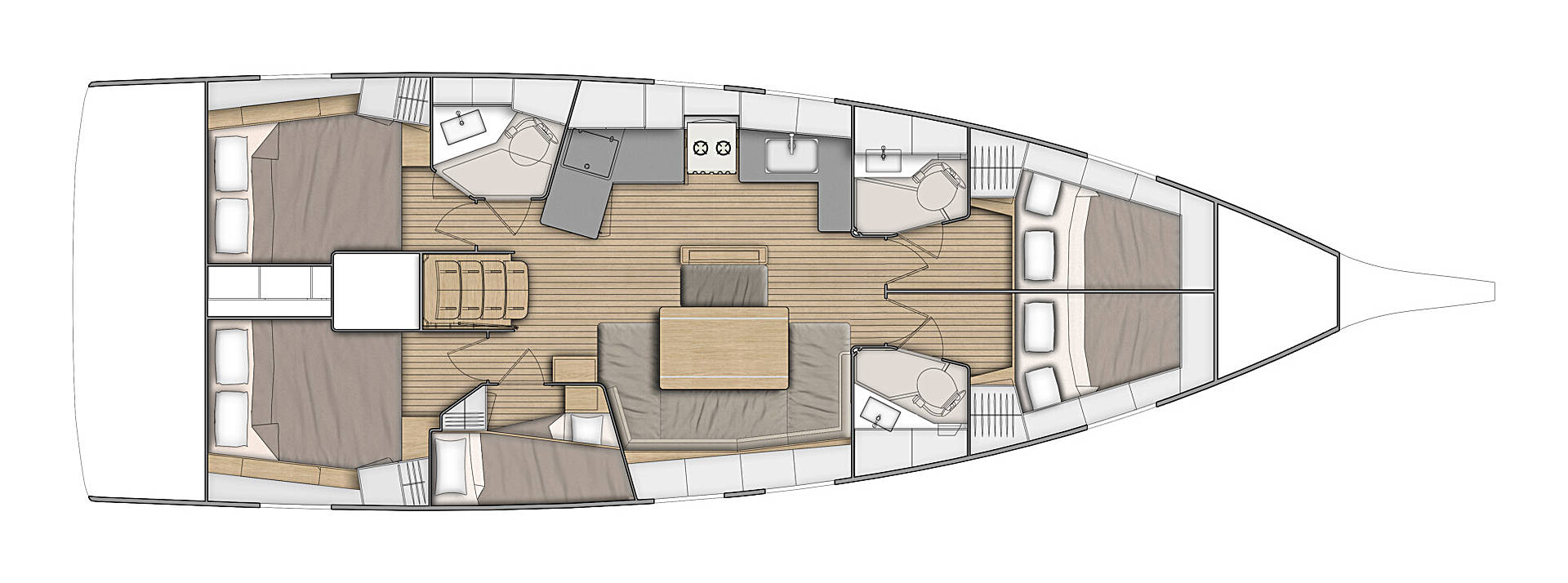 Pronajmout si Bénéteau Oceanis 46.1 v Can Pastilla