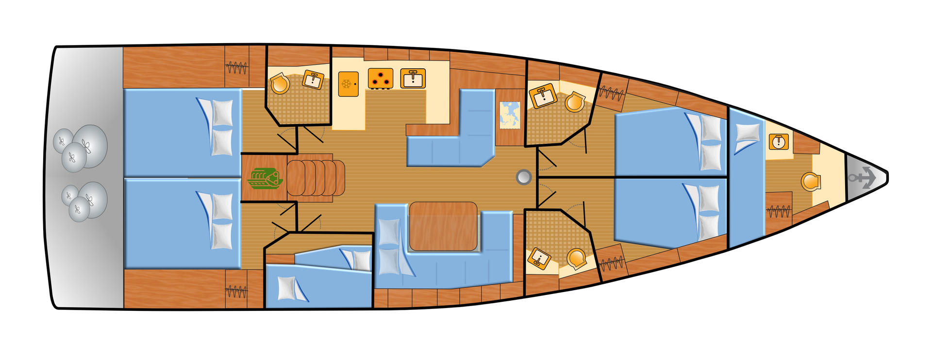 Pronájem lodi Palma de Mallorca lákavé ceny Oceanis 51.1