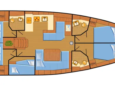 Pronájem lodi Palma de Mallorca lákavé ceny Oceanis 51.1