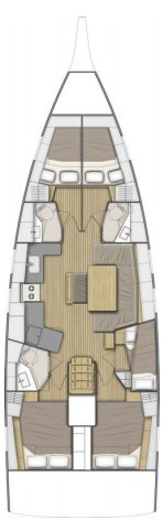 Pronájem Plachetnice v Deme of Volos -Bénéteau Oceanis 46.1