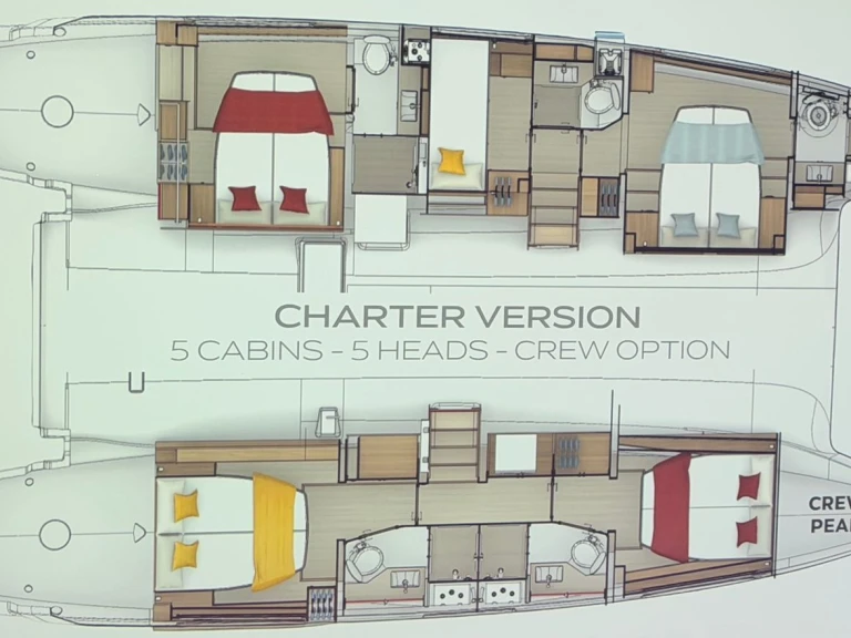 Pronájem Katamarán Lagoon s licencí