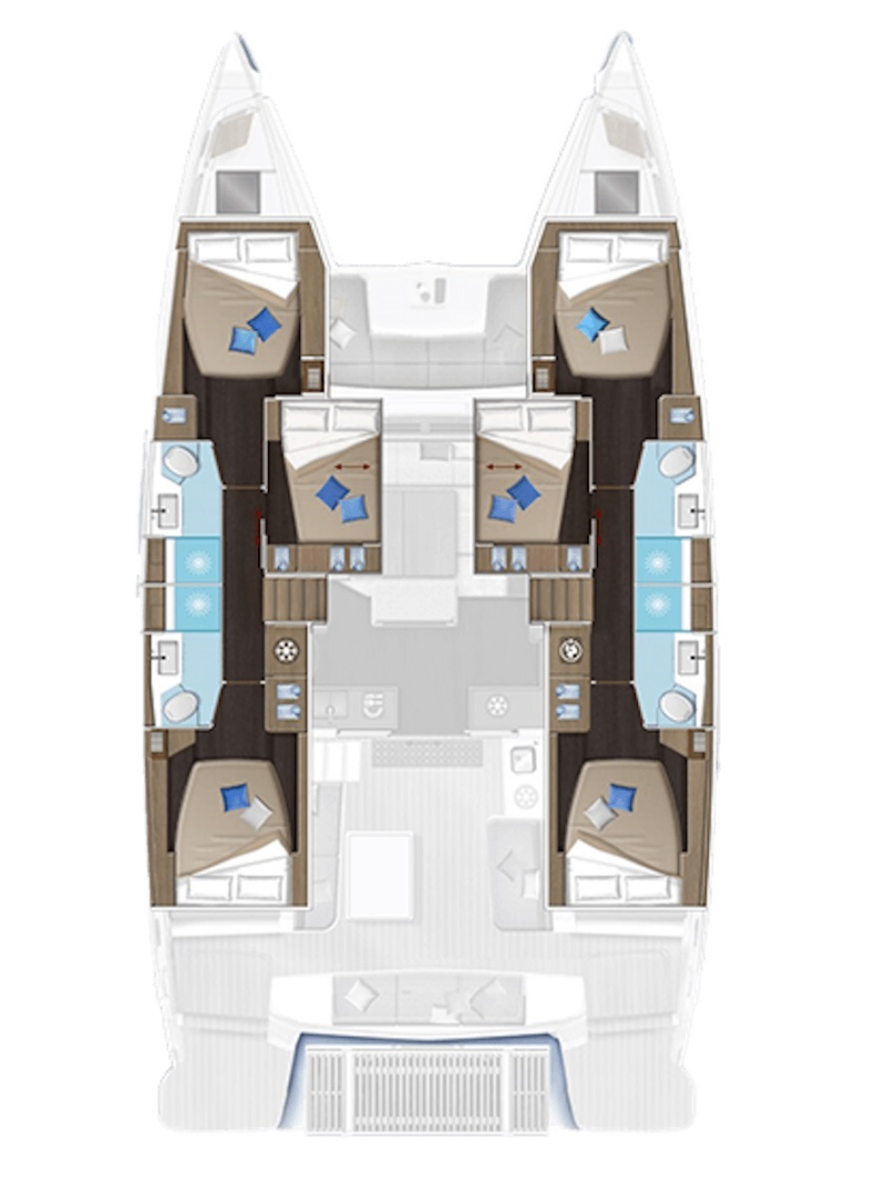 Lagoon Lagoon 51 jednotlivci a charterové společnosti v Trogir