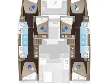 Lagoon Lagoon 51 jednotlivci a charterové společnosti v Trogir