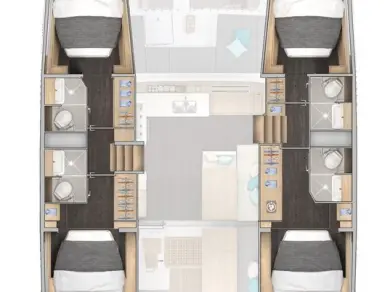 Pronájem lodi Lagoon Lagoon 43 v Donji Seget na Samboatu