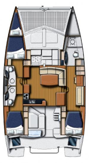 Leopard Catamarans / Robertson & Caine Leopard 45 - 3 + 1 cab. jednotlivci a charterové společnosti v Donji Seget