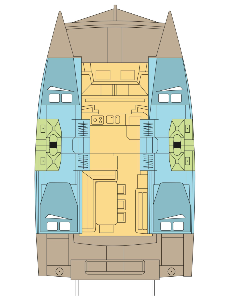 Pronájem Katamarán v Bas du Fort -Bali Bali 4.1