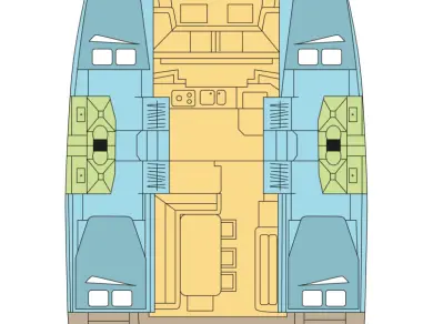Pronájem Katamarán v Bas du Fort -Bali Bali 4.1