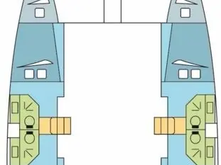 Pronájem Katamarán v Le Marin -Bali Bali 4.3