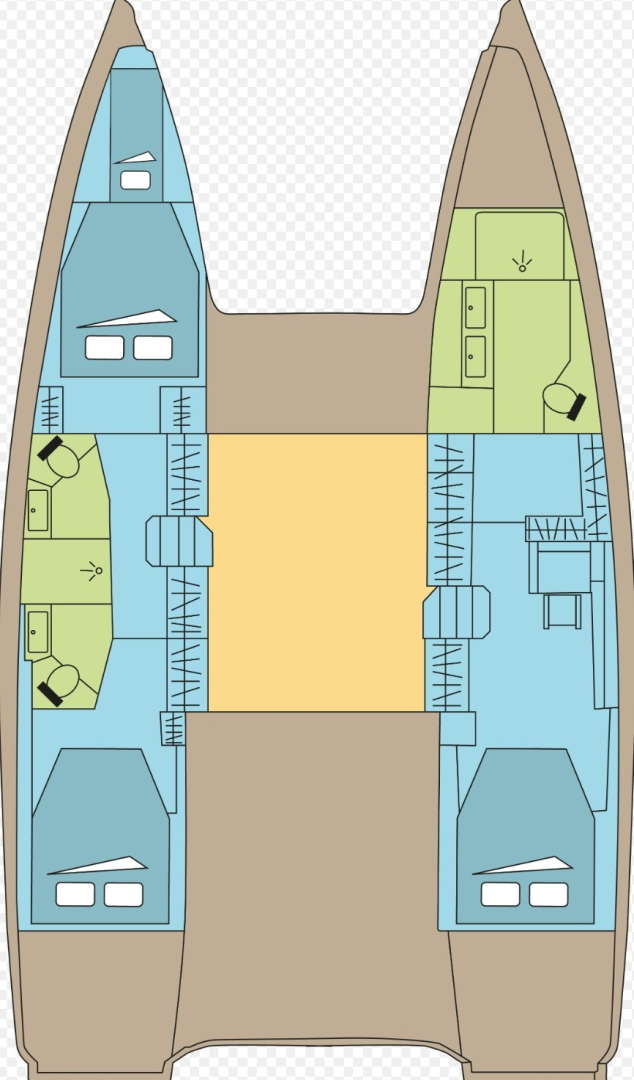 Pronájem Katamarán Excess s licencí