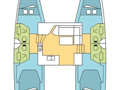 Pronájem lodi Fountaine Pajot Isla 40 v Anse Marcel na Samboatu
