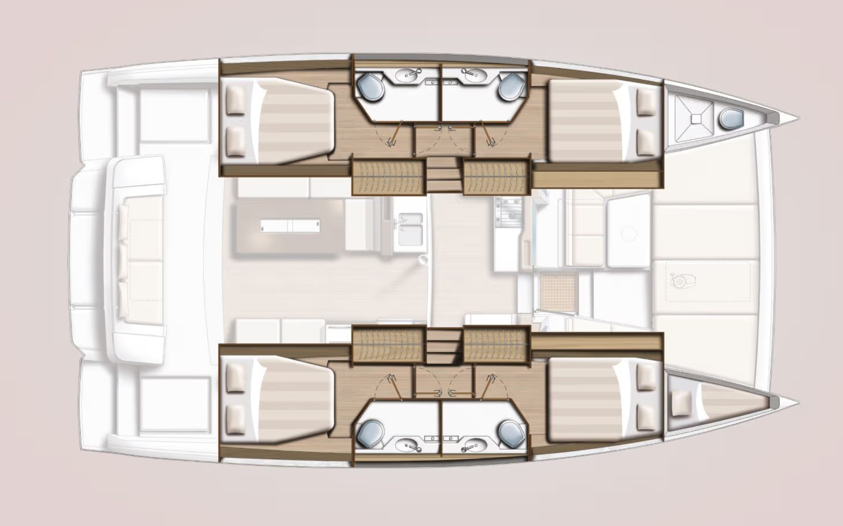 Pronájem lodi Bali Bali 4.2 v Deme of Volos na Samboatu