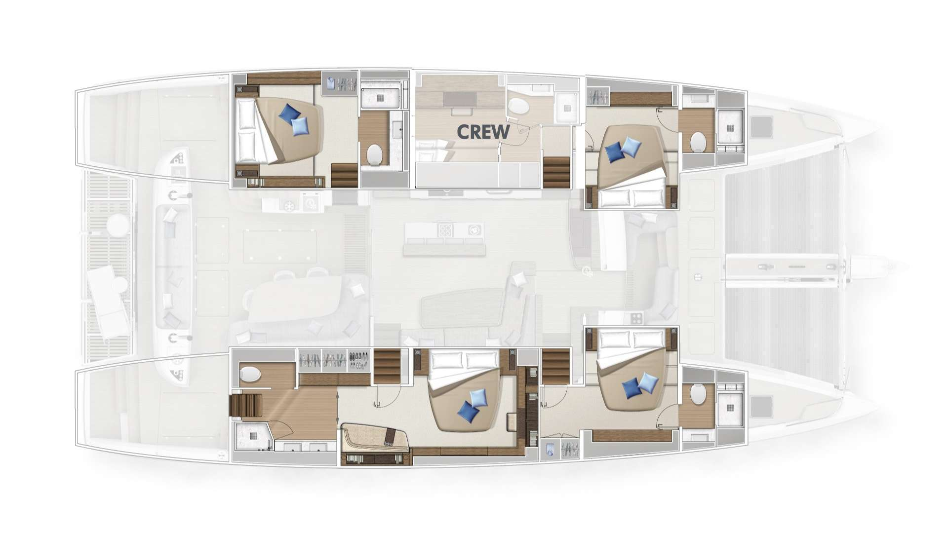 Lagoon Lagoon Sixty 5 jednotlivci a charterové společnosti v Kaštela