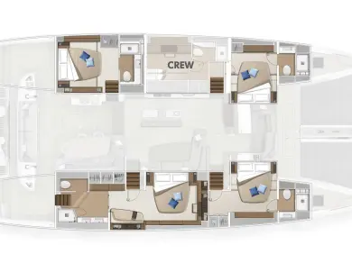 Lagoon Lagoon Sixty 5 jednotlivci a charterové společnosti v Kaštela