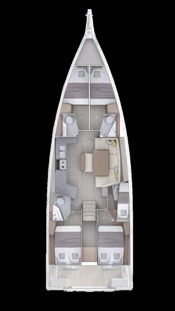 Pronájem Plachetnice v Alimos -Bénéteau Oceanis 47 - 4 cab.
