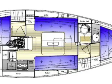 Kavi Yacht Kavi 9 jednotlivci a charterové společnosti v Pula