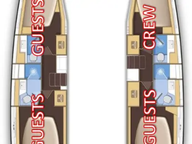 Pronájem lodi Lagoon Lagoon 42 v Kaštela na Samboatu