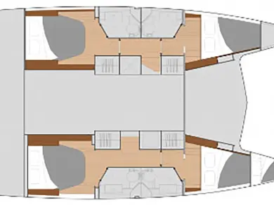 Pronájem Katamarán v Propriano -Fountaine Pajot Isla 40