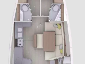 Pronájem lodi Bénéteau Oceanis 47 - 5 cab. v Nea Peramos na Samboatu