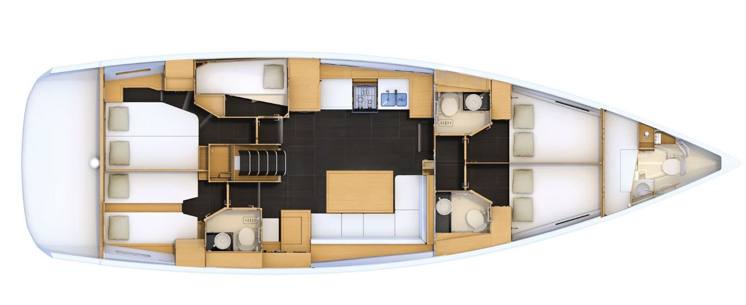 Pronajmout Plachetnice se skipperem či ne Jeanneau v Kos