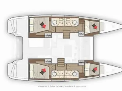 Pronajmout Katamarán se skipperem či ne Lagoon v Preveza