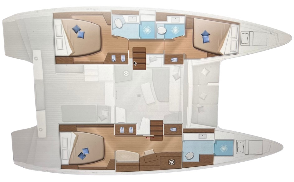 Pronájem Katamarán v Rogoznica -Lagoon Lagoon 42 Millenium