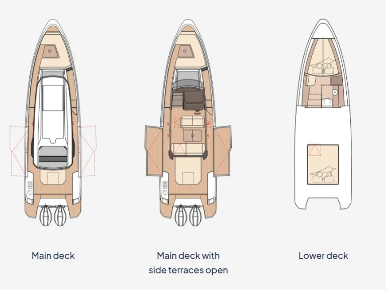 Pronájem lodi Saxdor Saxdor 340 GTWA v Sukošan na Samboatu
