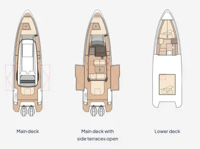 Pronájem lodi Saxdor Saxdor 340 GTWA v Sukošan na Samboatu
