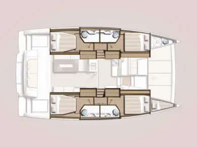 Pronájem jachty v Preveza -Bali Bali 4.2 na Samboatu