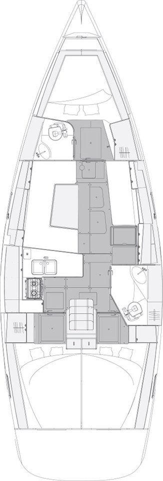 Pronájem lodi Elan Impression 40.1 v Trogir na Samboatu