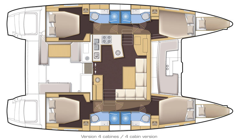 Pronájem lodi Parham Town lákavé ceny Lagoon 450
